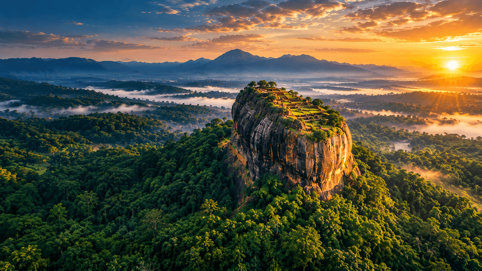 Cinematic scenic view of Sri Lanka — Ravi Tours & Travels